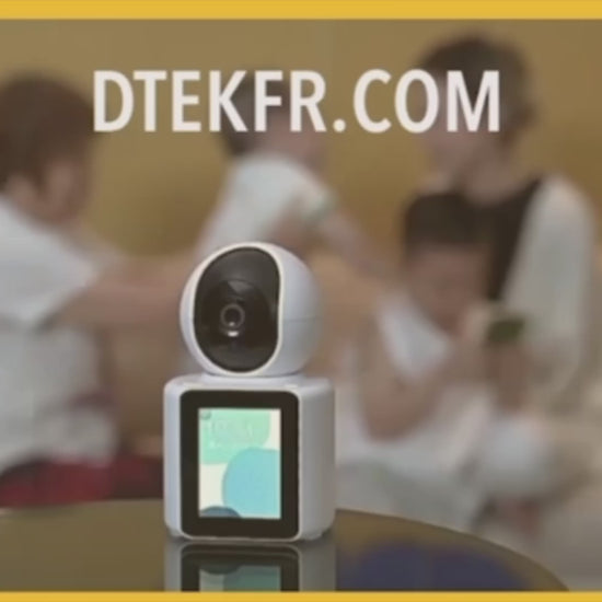 camera connectée appel video chat pour personne ages et enfant sécurité de la maison alarme